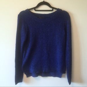 🔥3FOR$30🔥 Metallic dark blue sweater
